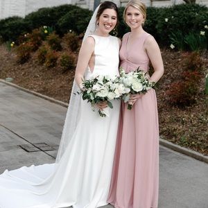 Dusty rose bridesmaid dress